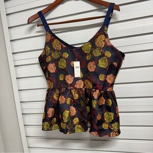 Floral Peplum Top